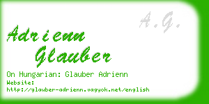 adrienn glauber business card